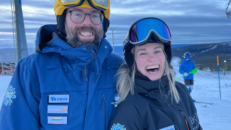 Fredrik Blank och Susanne Ripa ser fram emot ännu en glädjefylld säsong med Alla på snö. Foto: SSF