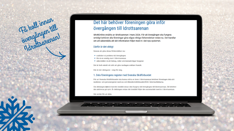 Dator med skrämbild på artikeln