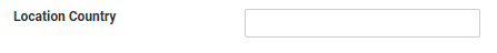 Tävlings- och träningslägerformuläret, lägerland