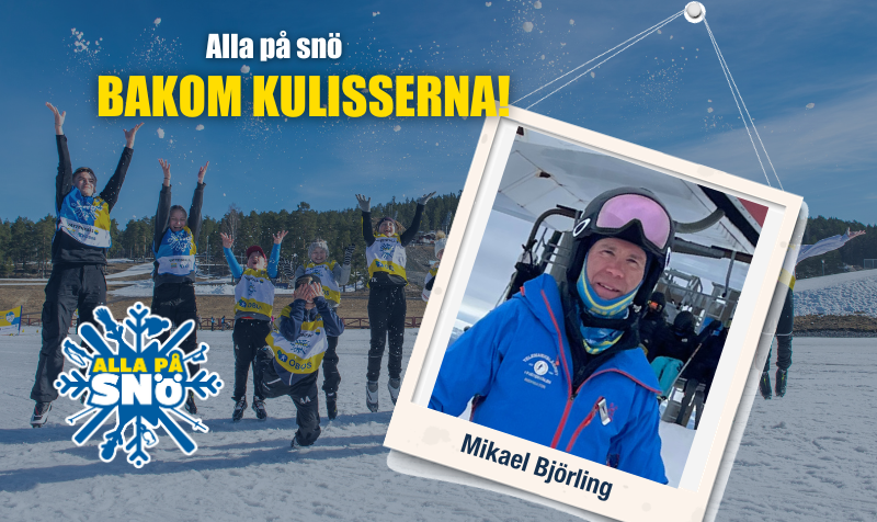 Mikael Björling, Alla på snö-utbildare alpint. Foto: Privat. 