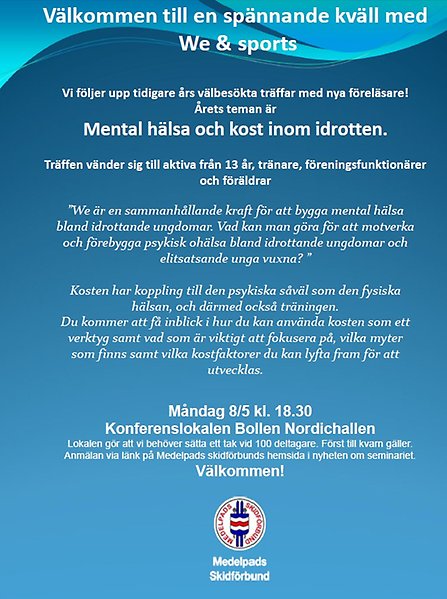 Affisch inbjudan MSF Seminarium 2023