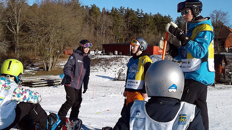 Alla på snö gästar Järfälla februari 2019. Foto: Jonathan Ejvemark