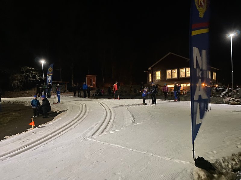DM sprint start/mål
