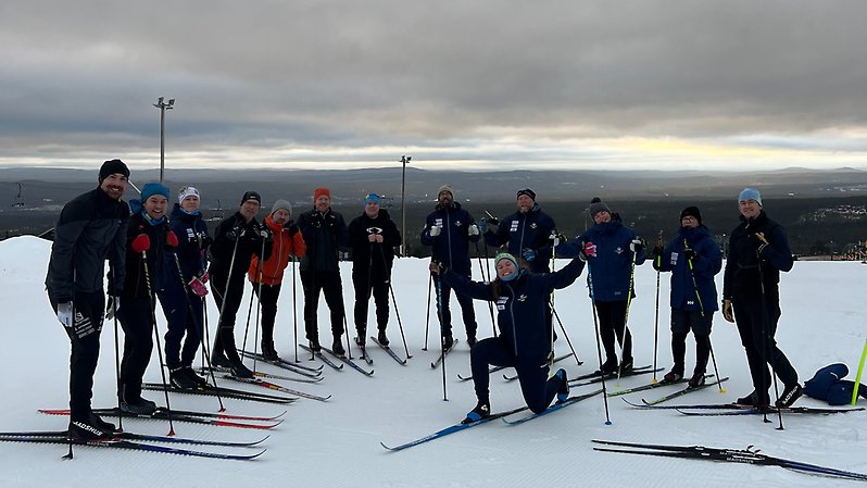 Helgen bjöd många olika former av skid- och snowboardåkning. Foto: SSF. 
